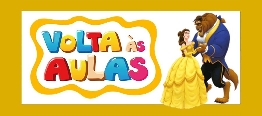 volta as aulas - a bela e a fera